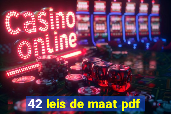 42 leis de maat pdf